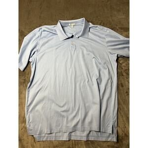 Peter Millar Golf Polo Shirt Adult XL Light Blue